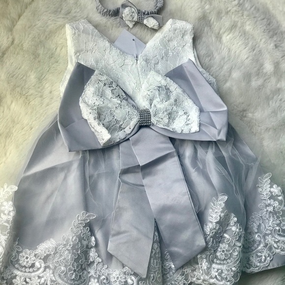 Infant dress for birthday and baptism baby girl - Picture 5 of 7
